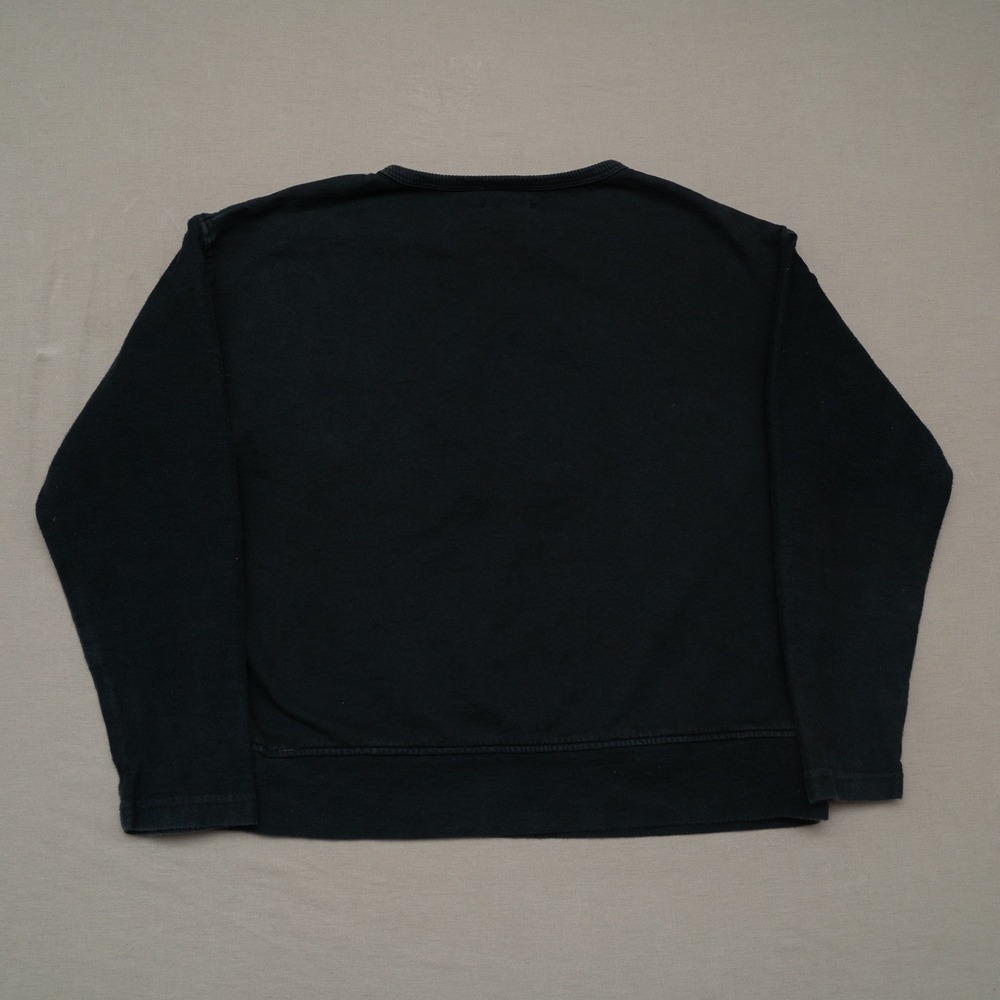 Vintage 80s Black Sweatshirt‎ Single V USA Adult Medium XCEL World Wear - Picture 2 of 6